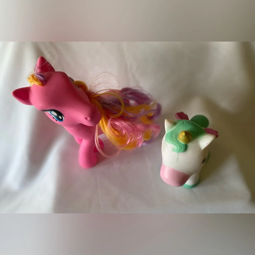 My Little Pony Dolgen Pink Diamond Sparkle Purple Multi Mane & Plastic Unicorn